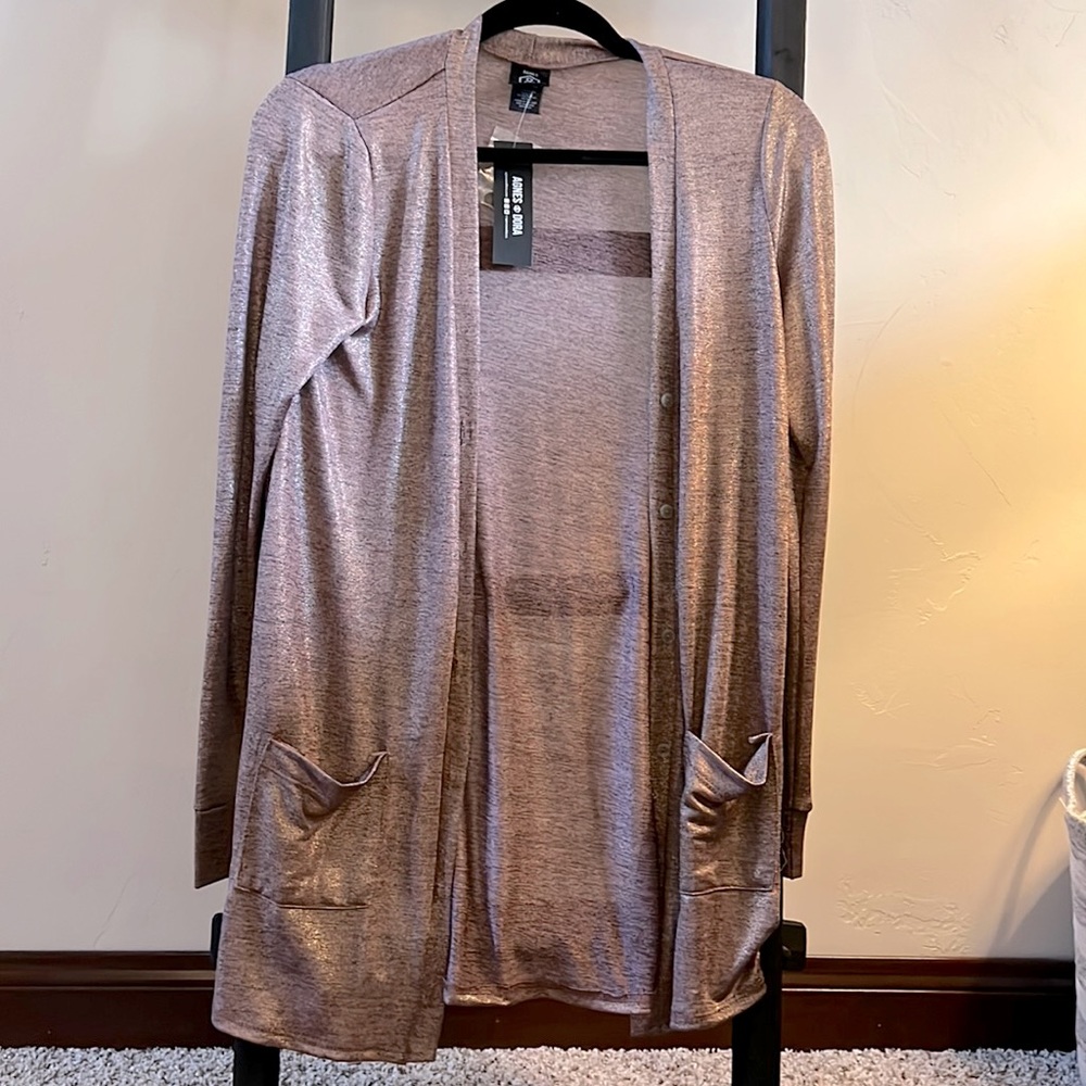 Agnes & Dora Sparkle Favorite Cardi NWT